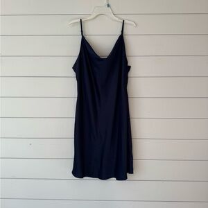 Urban Outfitters Dark Blue Slip Dress